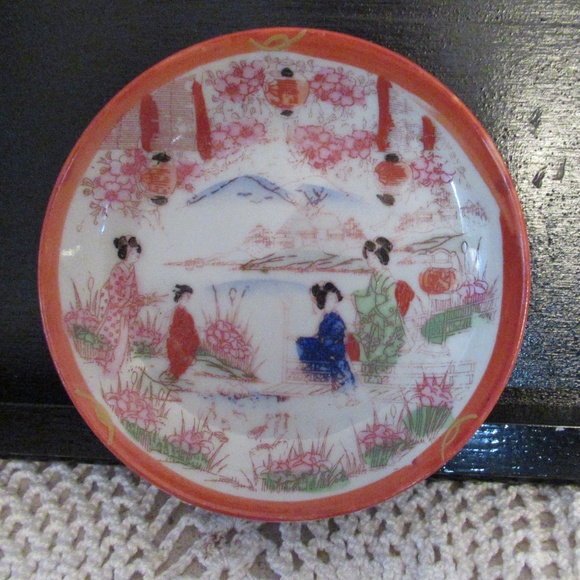 Japanese Eggshell Teacup & saucer - Picture 8 of 10